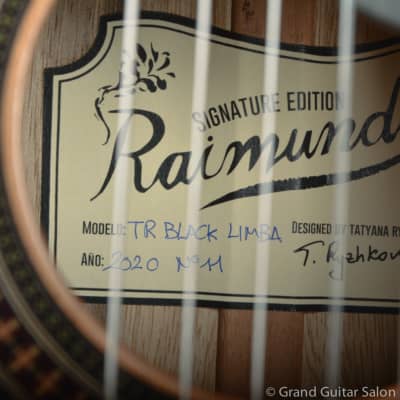 Raimundo Tatyana Ryzhkova Signature model, Cedar top  classical guitar image 22