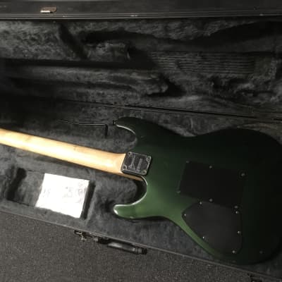 Ibanez 540SJM (jade metallic) solid body electric guitar made in Japan April 1992 in very good condition with original Ibanez prestige deluxe hard case with owners manual included. image 23