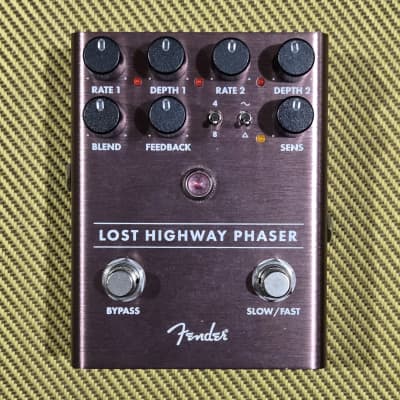 Reverb.com listing, price, conditions, and images for fender-lost-highway-phaser-pedal