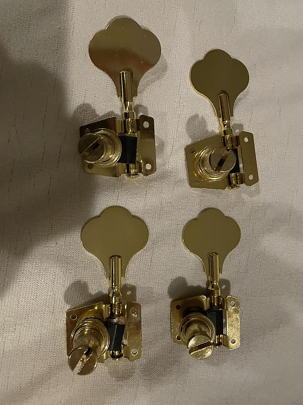Gold fender bass tuning pegs Fender p bass Reverb UK