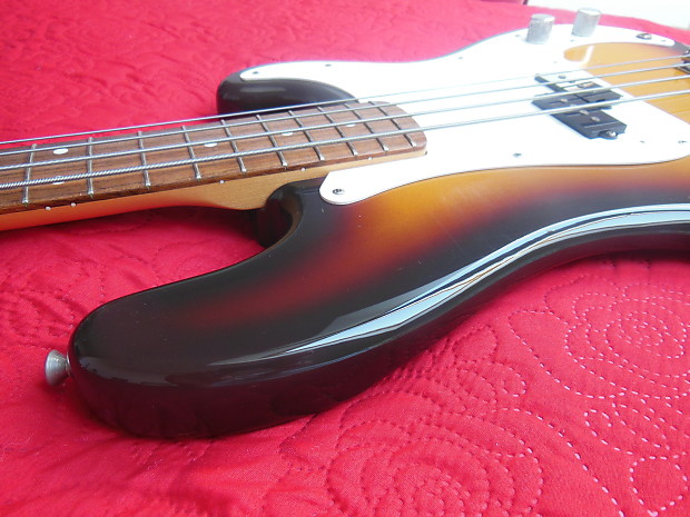 Squier by Fender, Precision Bass SPB-33, Silver Series, made