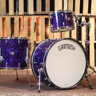 Gretsch Broadkaster Purple Marine Pearl Drum Set - 14x24,9x13,16x16 - SO#1343673 image 1