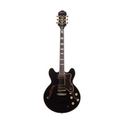 Epiphone Sheraton-II PRO Electric Guitar, Ebony, 1610204659 image 1