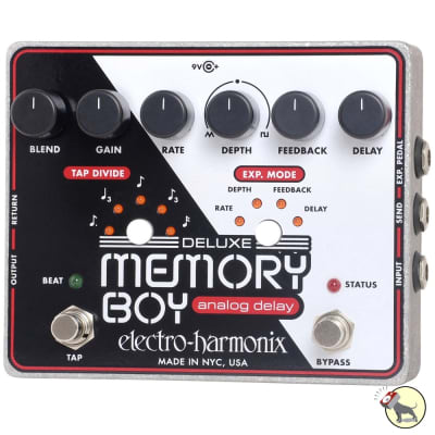 Electro-Harmonix Deluxe Memory Boy Analog Delay with Tap Tempo Pedal