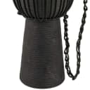 Meinl Percussion Djembe with Mahogany Wood-NOT Made in CHINA-12 Large Size Rope Tuned Goat Skin Head, 2-Year Warranty, Black River Series, inch (HDJ3-L)