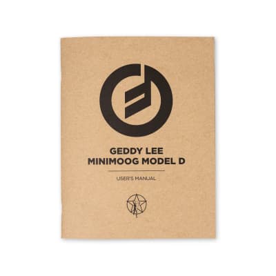Moog Music Geddy Lee Minimoog Model D + Signed COA + Limited Edition Vinyl image 14