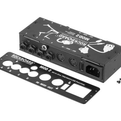 RockBoard MOD 2 1/4" MIDI & USB Pedalboard Patch Bay image 5
