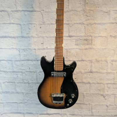 Teisco Vintage 1960s E-100 Double Cut Single Pickup Electric Guitar image 1