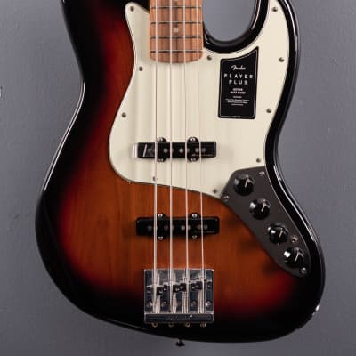 Fender Player Plus Jazz Bass – 3 Color Sunburst w/Pau Ferro image 3