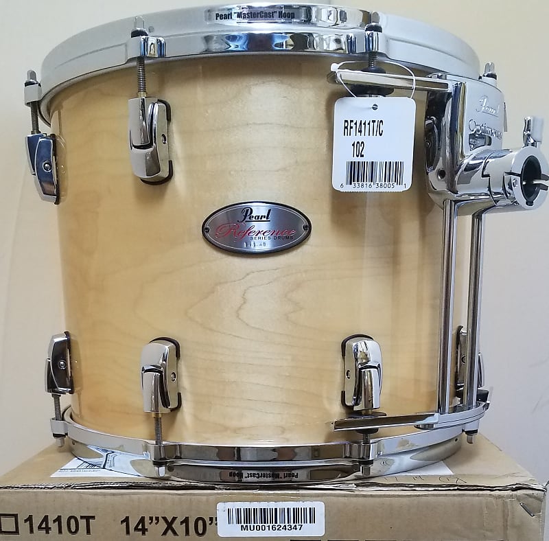 Pearl Reference 14x11 Natural Maple Tom Drum #102 w/Optimount NEW - Authorized Dealer - WorldShip image 1