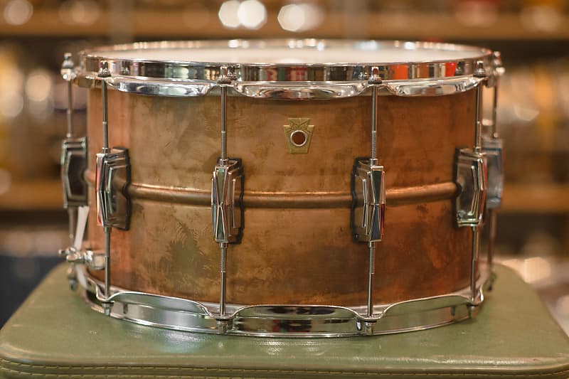 Ludwig LC608R Raw Copper Phonic 8x14" Snare Drum image 2