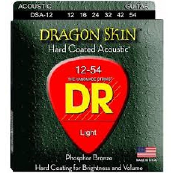 DR Strings Dragon Skin Acoustic 2 Pack 12-54 image 1