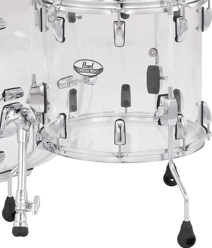 Pearl Crystal Beat Acrylic Free Floating Snare Drum - Just Drums