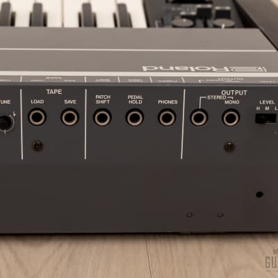 1980s Roland Juno-106 Vintage Analog Synthesizer, Serviced w/ Case image 12