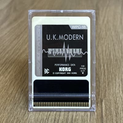 Korg Wavestation WPC-18 U.K. Modern  // Voice ROM Card