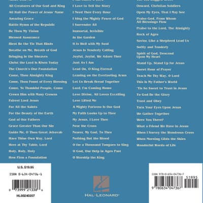 Hal Leonard The Easy Hymn Fake Book image 5