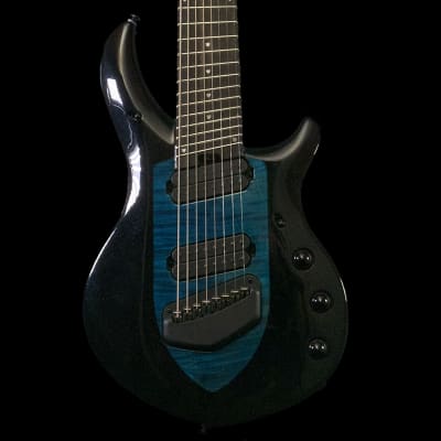 Music Man John Petrucci Majesty 8 Blue Sparkel Guitar, Okelani Blue for sale