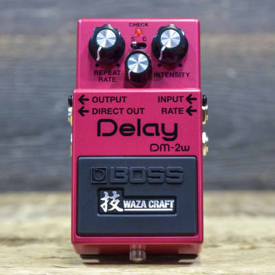 Reverb.com listing, price, conditions, and images for boss-dm-2w-delay-waza-craft