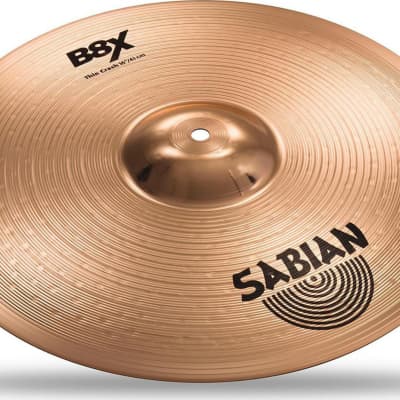 Sabian B8X Thin Crash Cymbal - Brilliant - 16" image 1