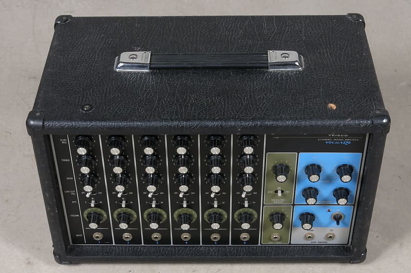 Teisco 220 Vocal Mixing Amplifier vintage six channel mixer