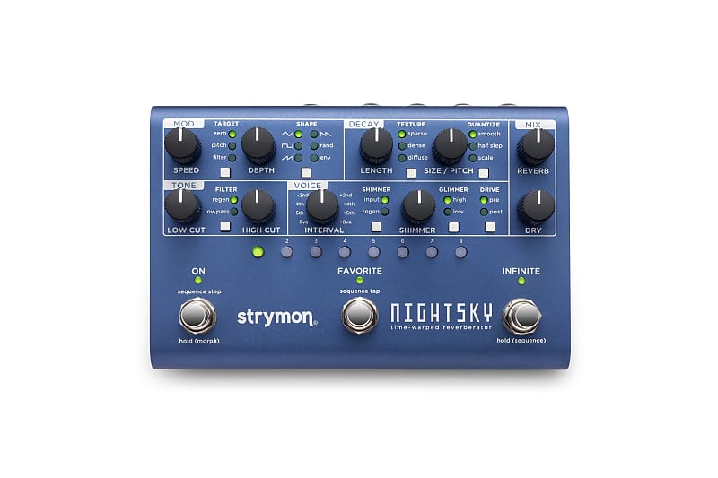 Strymon NightSky Time-warped Reverberator Pedal -NEW image 1