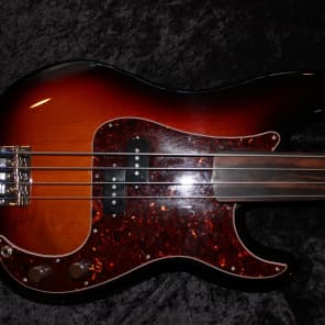 2015 Fender USA Standard P Bass w Amazing Fretless Warmoth Neck image 13