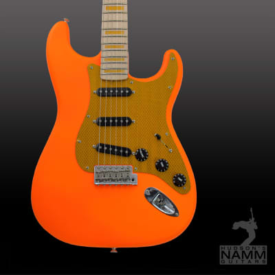 2018 Fender NAMM Display Masterbuilt Road Cone Glow On Stage  NOS Stratocaster  D Galuszka  BrandNew image 10