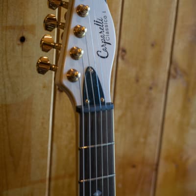Carparelli Classico SH1 Electric Guitars - Opalescent White *showroom condition image 8