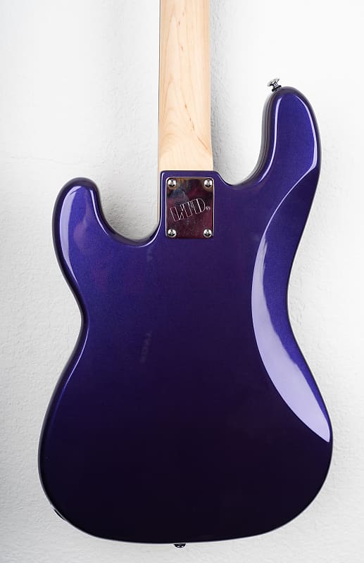 ESP LTD Surveyor '87 Bass Guitar - Dark Metallic Purple | Reverb