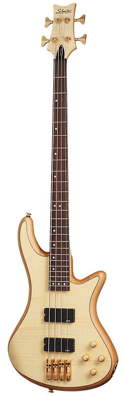 Schecter Stiletto Custom-4 Natural Satin | Reverb
