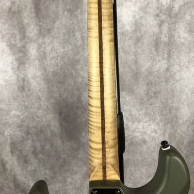 Wayne Guitars (Formerly Charvel) Super Strat Est 2000 - Flat Green image 10