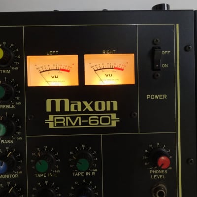 MAXON RM-60 + RM-100EX 6 Channel Audio Mixer / Expander Module 