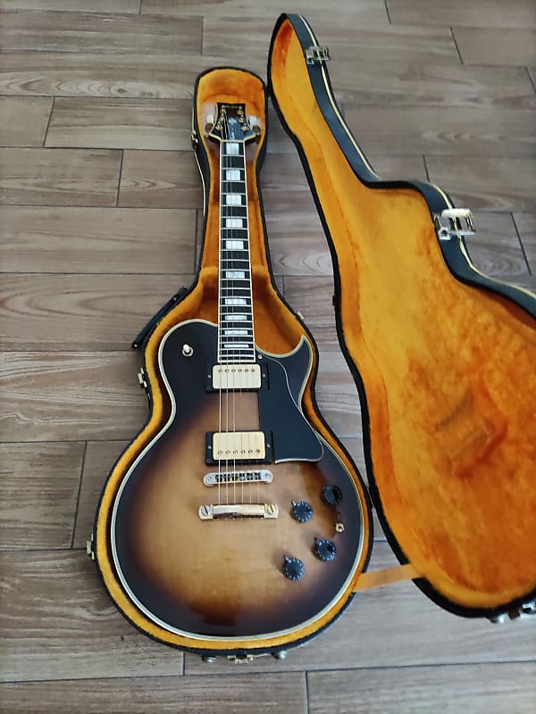 ギター Aria Pro II Les Paul Custom model Electric Guitar Aria Pro II Les Paul Custom Black Made in