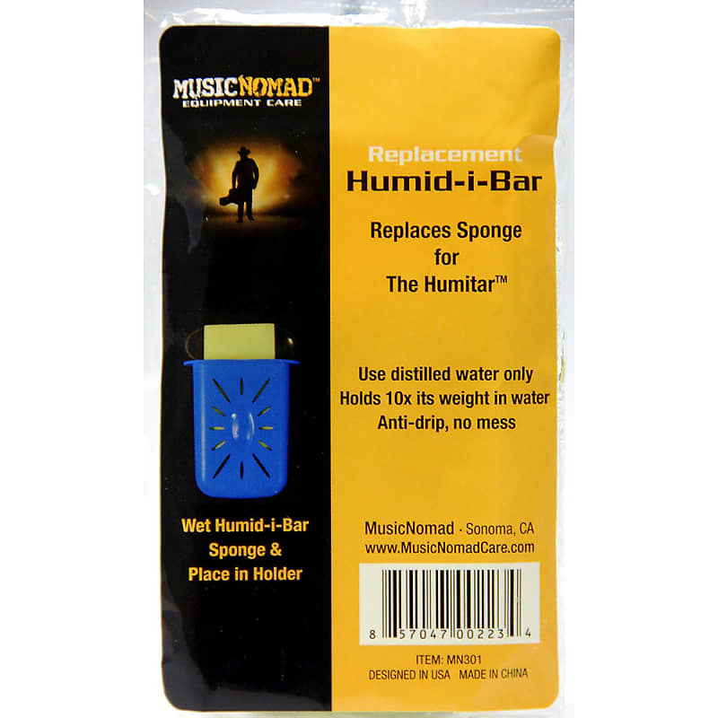 Music Nomad MN301 Replacement Humid-i-Bar Sponge for Humitar Humidifier image 1