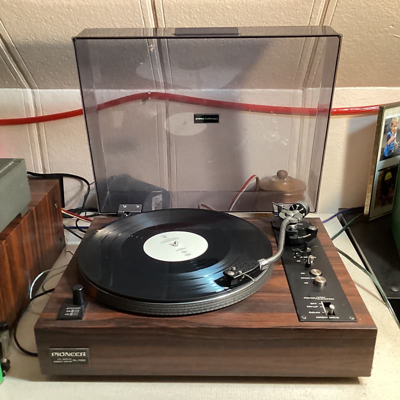 Pioneer PL-1100, 1974 Rosewood EX w/ Cart & NOS Stylus | Reverb