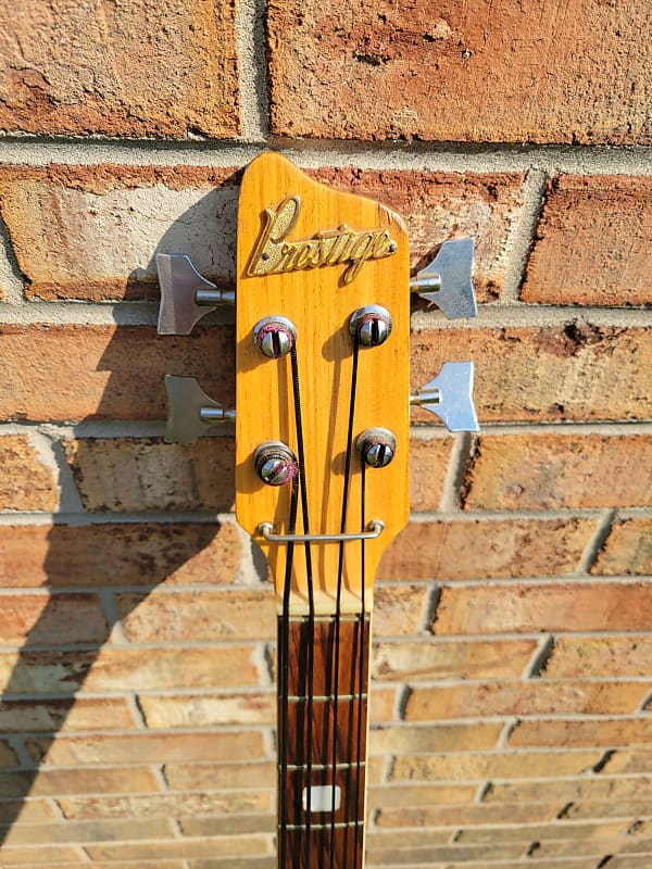 1960's Japan Made Prestige Violin Shaped Bass Guitar Great