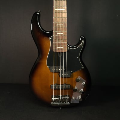 Yamaha BB735A 5-String Electric Bass Guitar - Dark Coffee Sunburst image 2