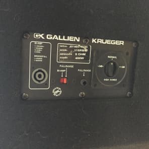 Gallien-Krueger 4x10 AND 1x15 Bass Stack image 5