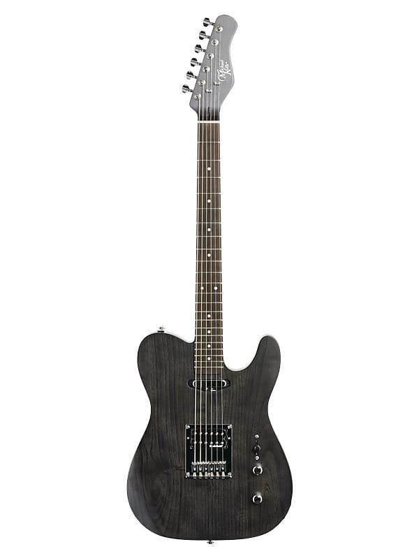Michael Kelly 54OP Open Pore Electric Guitar Faded Black