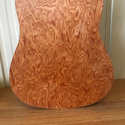 Spruce Board Folk Acoustic Guitar Body with Abalone Rosette image 3