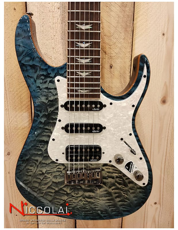 schecter banshee 7a リペイント Schecter Banshee-7 Active - Trans Purple Burst | Sweetwater