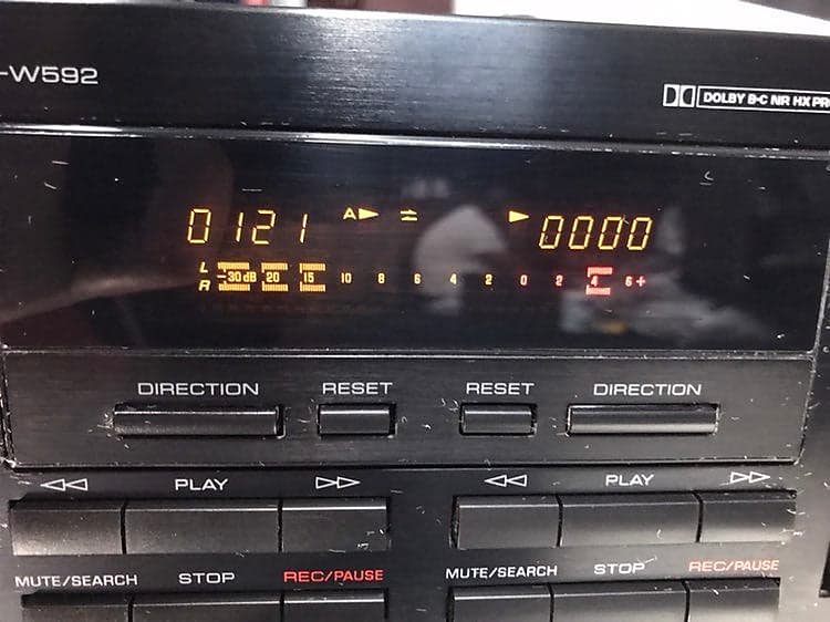YAMAHA KX-W592 カセットデッキ Tested!! Yamaha KX-W592 Dual Cassette Deck | eBay
