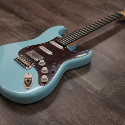 AIO S4 Electric Guitars - Sonic Blue w/ Gator GC-Electric-A Case image 5