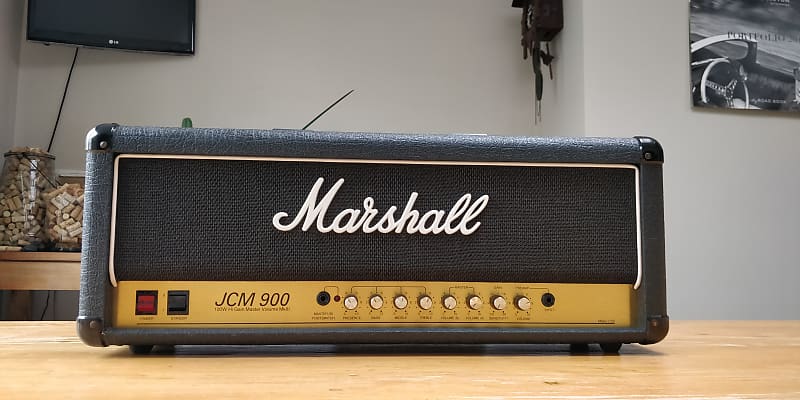 Marshall JCM 900 Model 2100 100-Watt Hi Gain Master Volume MkIII Head image 1