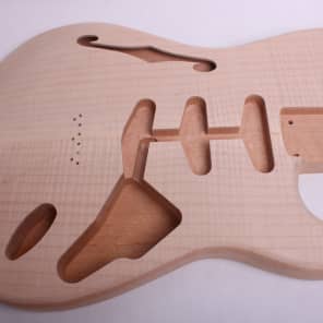 Semi hollow strat body sale