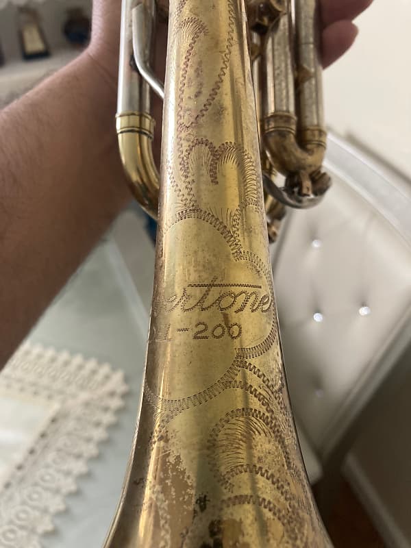Silvertone 200 Sears Blessing Super Artist Stencil Trumpet | Reverb