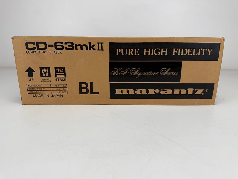 Marantz CD-63 MKII Compact Disc Player - factory sealed