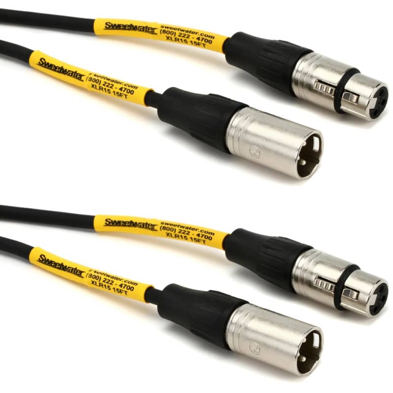 Pro Co EXM-1.5 Excellines XLR Female to XLR Male Patch Cable - 1.5 foot