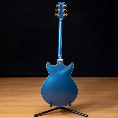 Ibanez AMH90 AM  Expressionist Semi-Hollow Electric Guitar - Prussian Blue Metallic SN 22020977 image 11