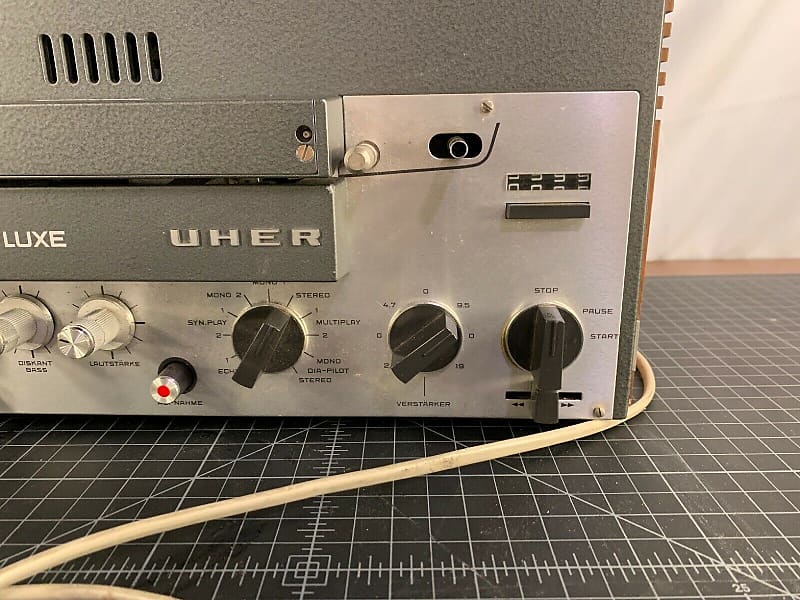 UHER Royal Deluxe Reel To Reel Tape Recorder With Cover